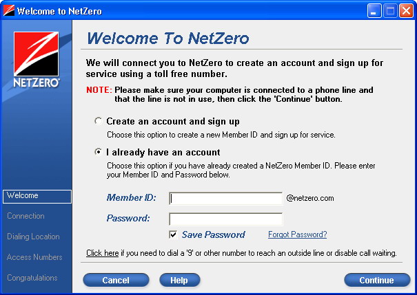 ... NetZero software (CD-ROM)- Mobile Broadband, DSL, Dial-Up, Free Email